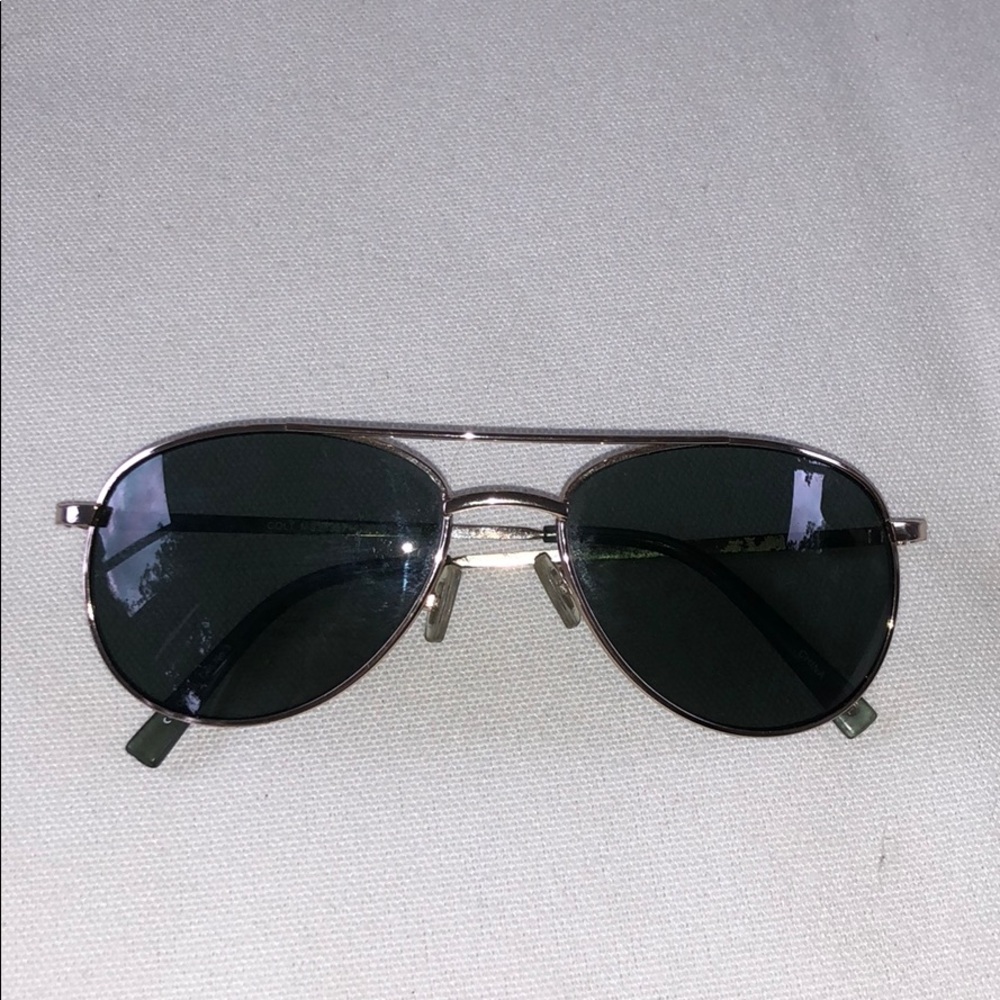 Fossil Mint Green Aviator Sunglasses